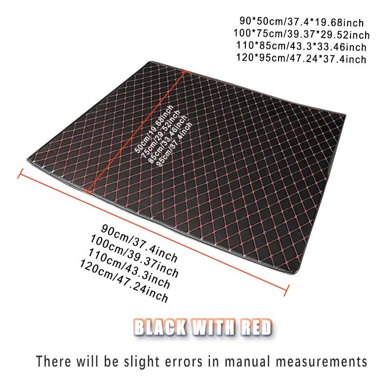 Universal Car Trunk Carpets Rear Rugs Auto Accessories Interior Products Covers Parts Waterproof Automobiles Custom Replacement