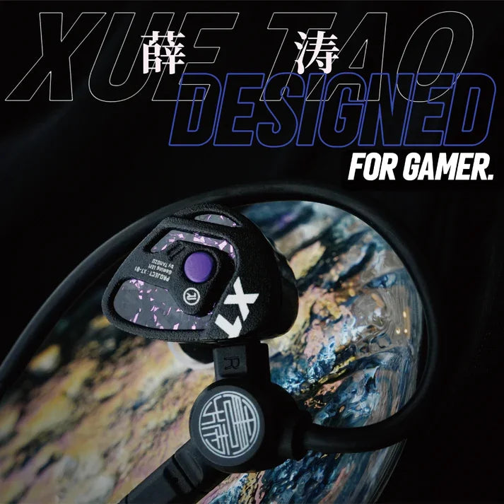 TANGZU Xue Tao 10mm Single Dynamic Driver Glass Diaphragm Unit Gaming In-Ear Monitor Headphones