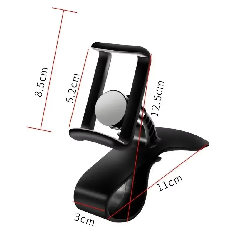 360 Rotatable Car Phone Holder Universal Cell Phone Stands Car Rack Dashboard Support for Auto Grip Mobile Phone Fixed Bracket