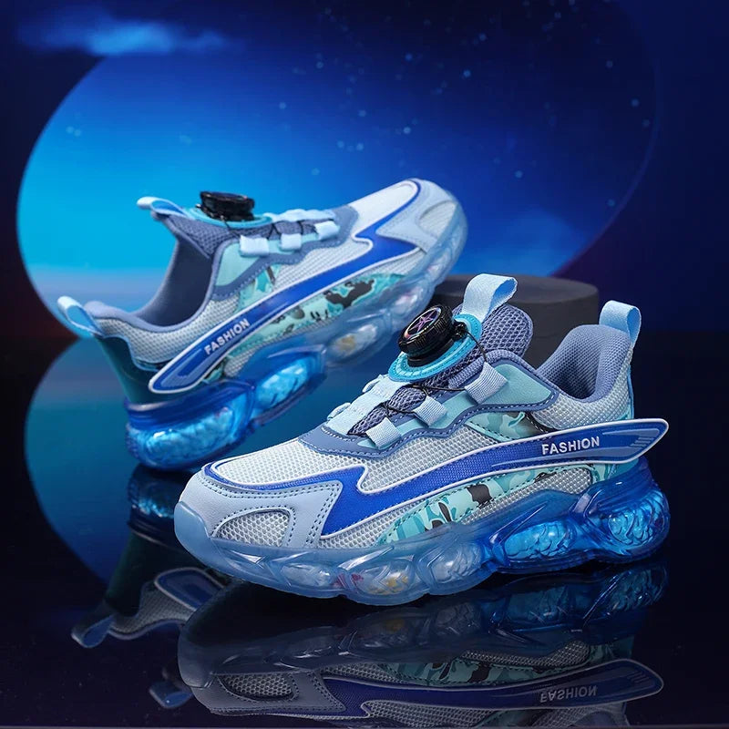 New Summer Children Sneakers Breathable 5-16Years Boys' Running Shoes New Swivel Buckle Kids Sport Shoes Outdoor Casual Trainers