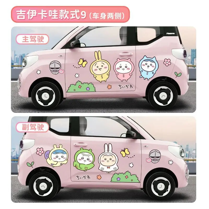 Stickers Car Accessories Decorate Hachi ware Usagi Car Accessories Gift