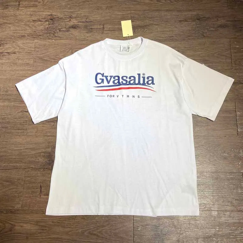 Summer Style Luxury VT Colorful Logo Printed Women Men T shirts tees Oversized Men Casual Cotton T shirt