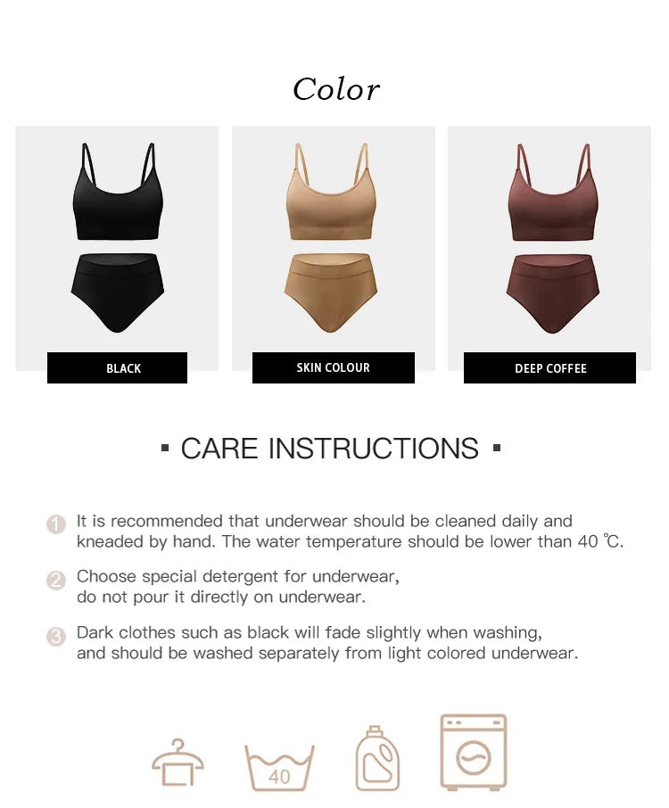 Hot Sale Seamless Panties Underwear Set Conjuntos De Ropa Interior Para Mujeres Seamless Bra And Panties Sets For Women