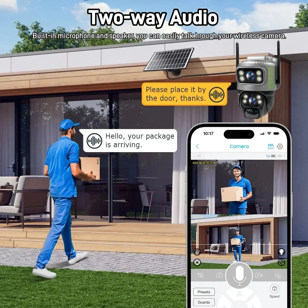 Solar Night Vision Waterproof Camera