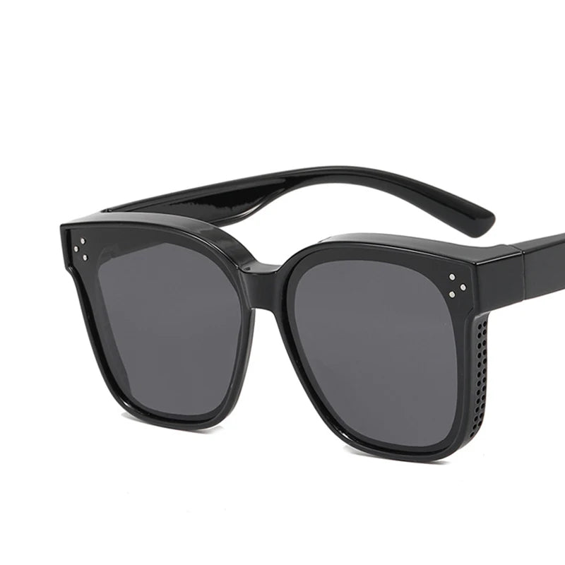 Polarized Sunglasses Men Women Wear Over Myopia Prescription Glasses Fashion Designer Outdoor Fishing Driving Goggles