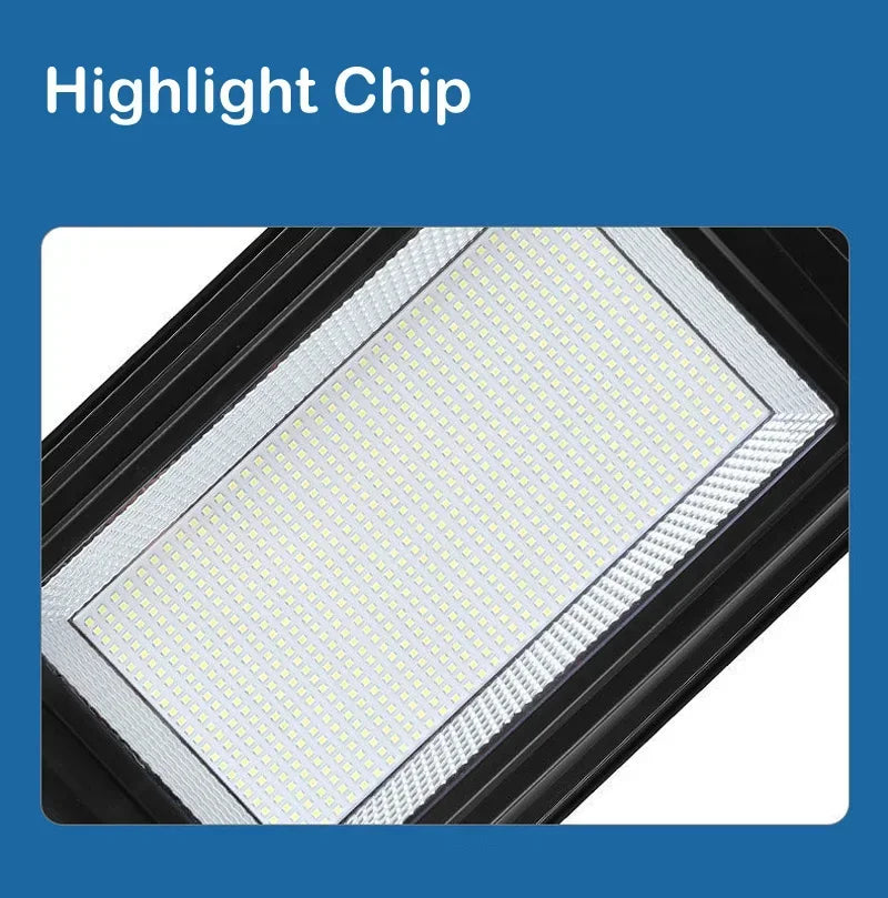 Solar Street Lights with Radar Sensor Outdoor Lighting Solar Powered Road  Light Remote Garden Patio Security Flood Light