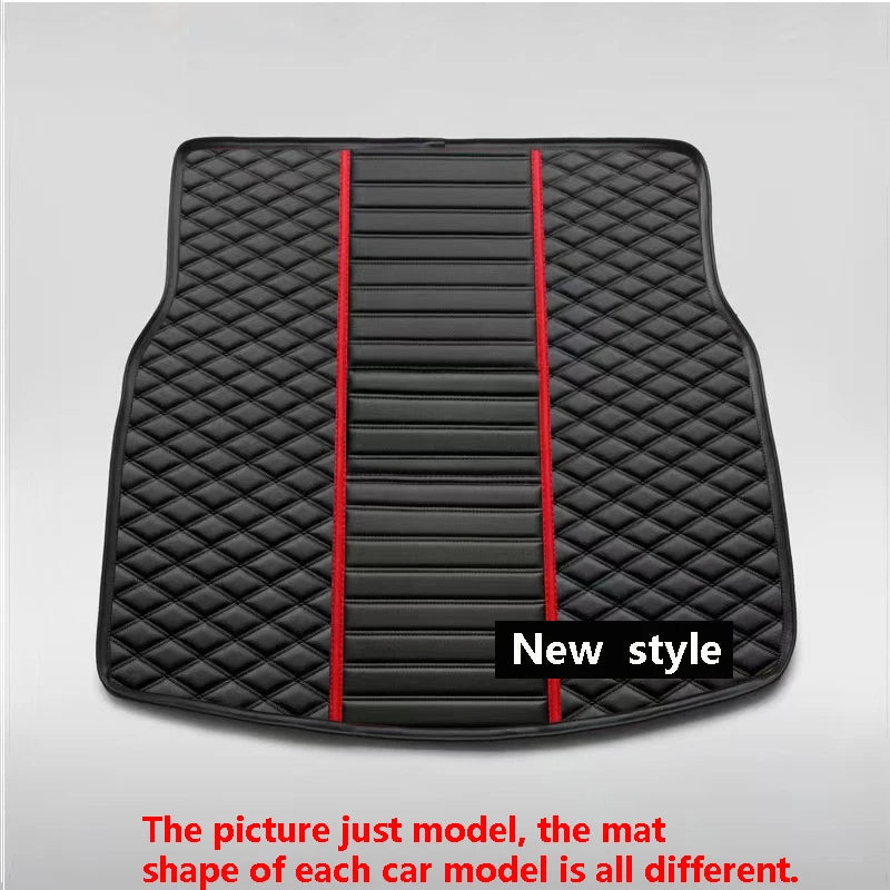 Car Trunk Mats For Hyundai Kona Kauai OS 2018~2022 Waterproof