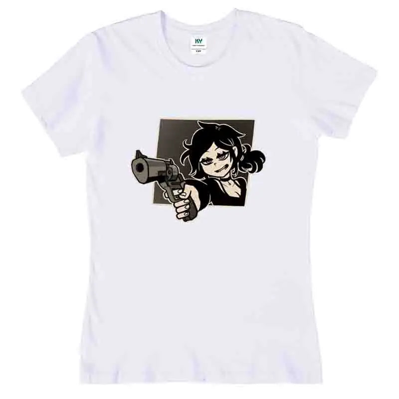 The Coffin Of Andy And Leyley T Shirt Retro Horror Game Fans Y2k T-shirts For Men Women 100% Cotton Unisex Tops EU Size