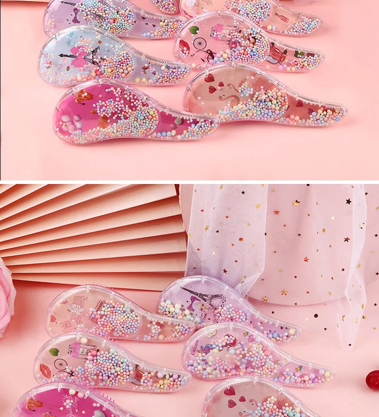 Cartoon Animal Baby Combs High Quality Anti-knot Hair Massager Kids Hair Brushes Hairdressing Comb for Children Adult Hair Care