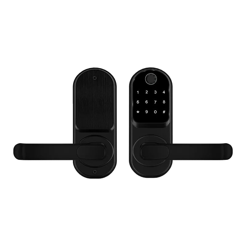 Smart TUYA Fingerprint Door Lock App Remote Control Keyless Bluetooth Digital Touchscreen Lock NFC Waterproof With Card And Key