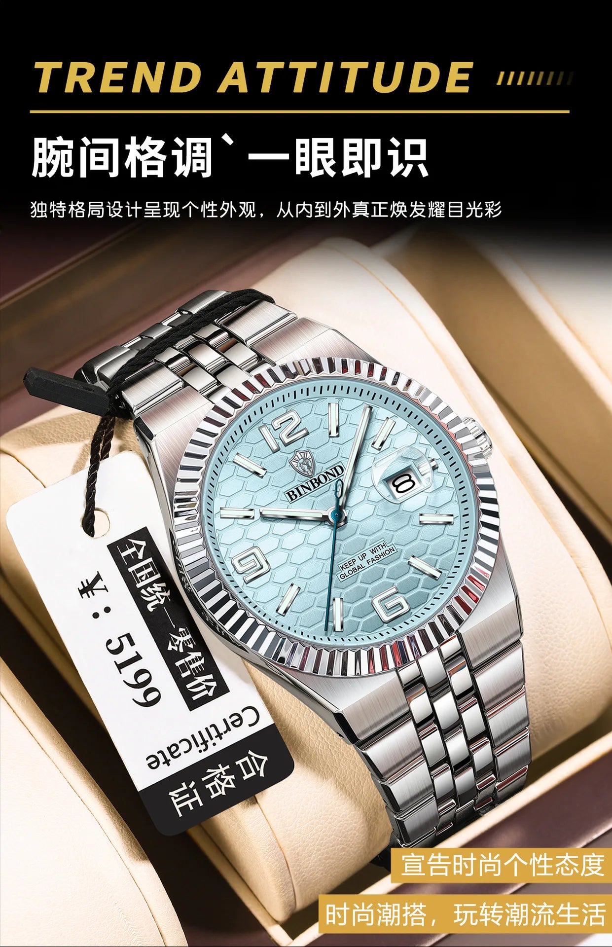 AL-144Authentic high-end men's 2025 new men's concept large dial men's watch Luxury gift men's wristwatch