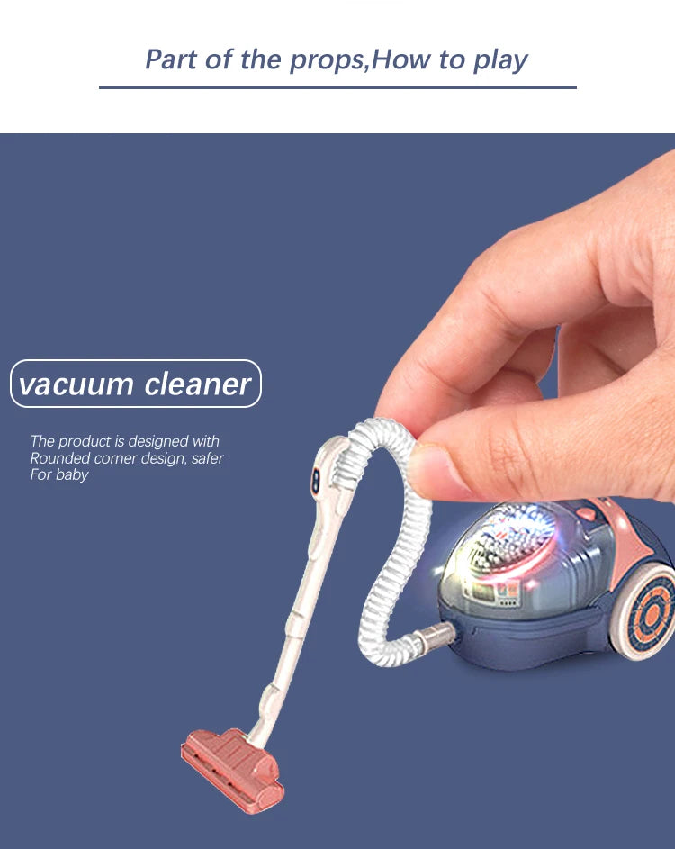 Kids Kitchen Toy Set Mini Simulation Household Appliances Toys for Children Pretend Play House Interactive Toys for Girls Boys