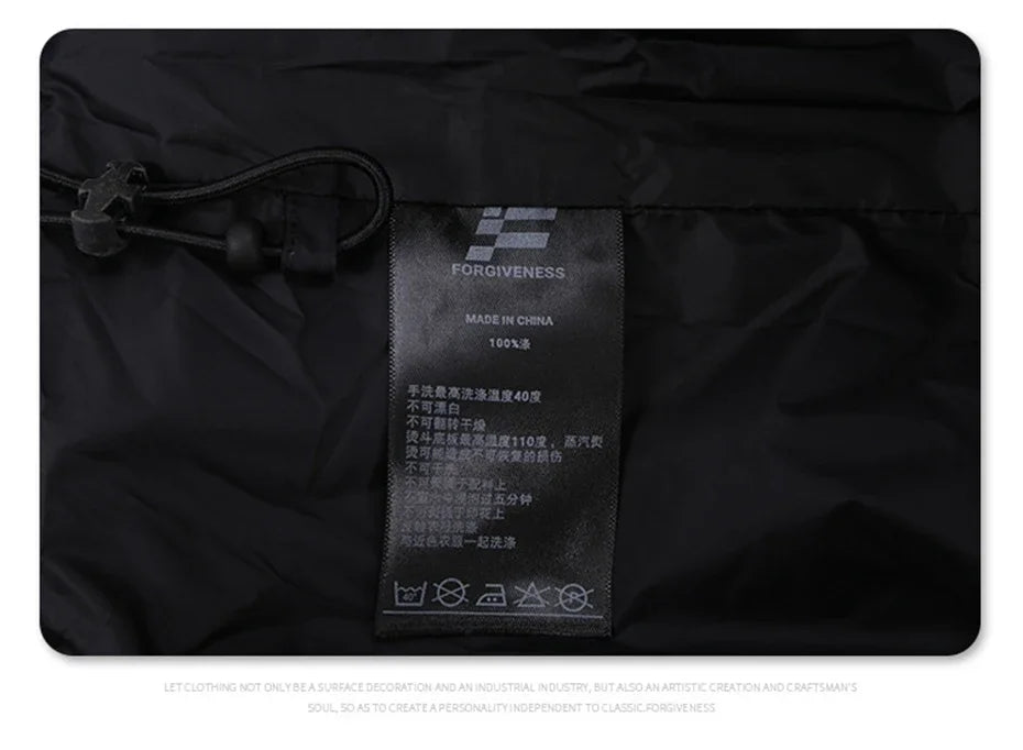 Winter Men Jackets Thicken Warm Parkas Coats Streetwear Harajuku Hip Hop Oversized Jackets Casual Loose Padded Jackets Outwear