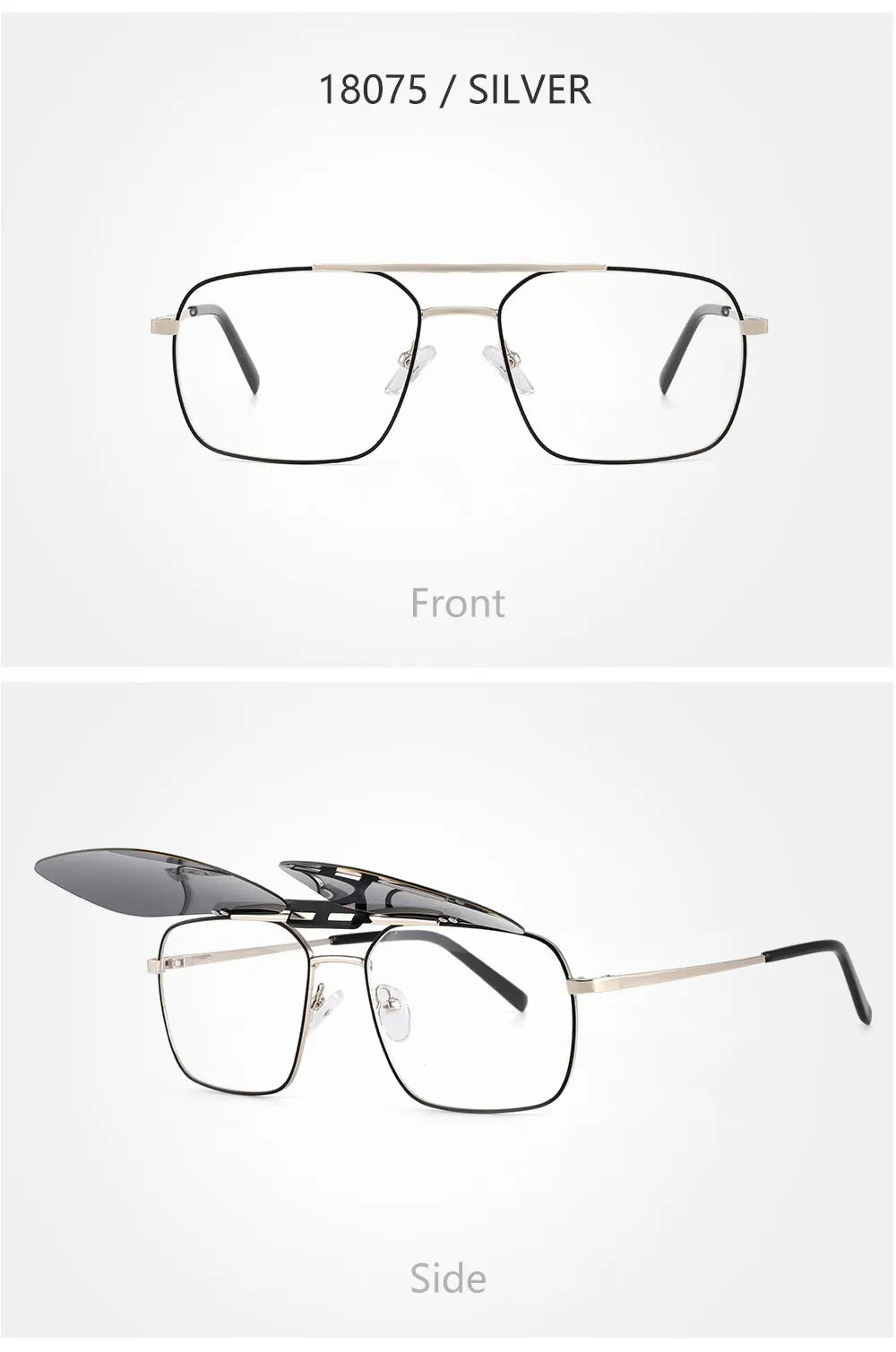 Polarized Sunglasses For Men Magnetic Clip On Sunglasses Retro Luxury Sun Glasses Men's Sunglass Eyeglasses Frames Myopia 2022