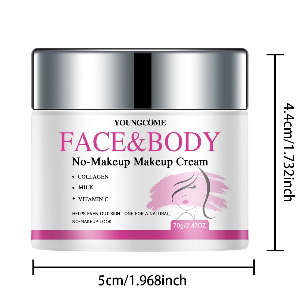 Face Body BB Cream Breathable Concealer Brighten Skin Tone Foundation Whitening Moisturizing Refresh Maquiagem Beauty
