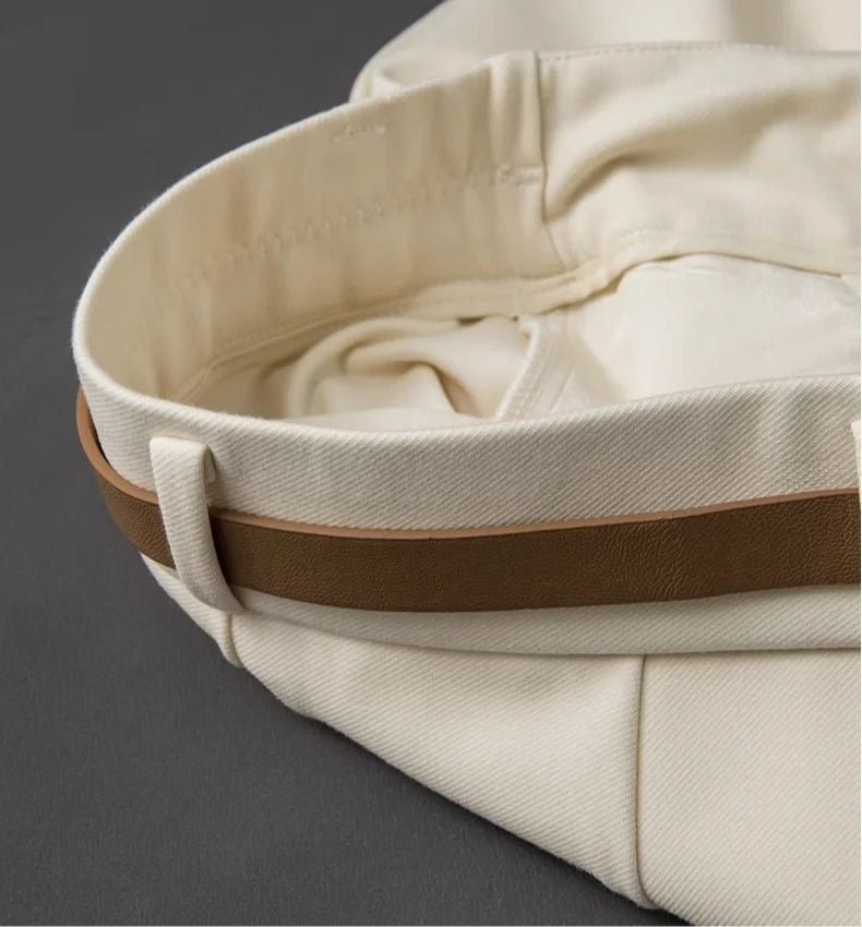 Women's Pants Work Dress Office Tailoring Fluid Female Trousers Wide Leg Straight New in Clothing G Aesthetic Trends 2025 Slacks