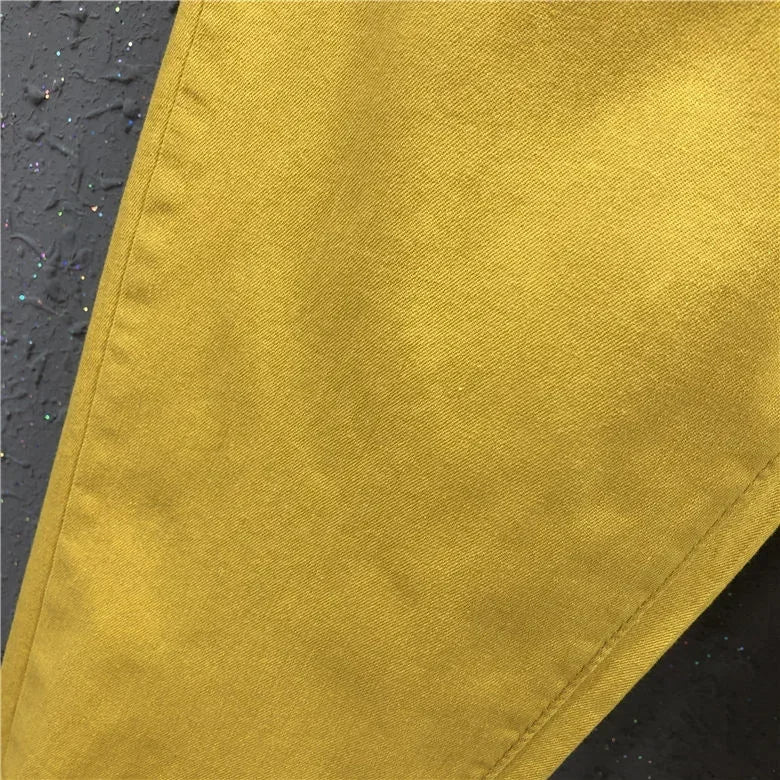 Woman Jeans Pants Denim Cropped Women's Autumn Casual Pants Elastic Waist Loose Feet Pantalones Vaqueros Mujer