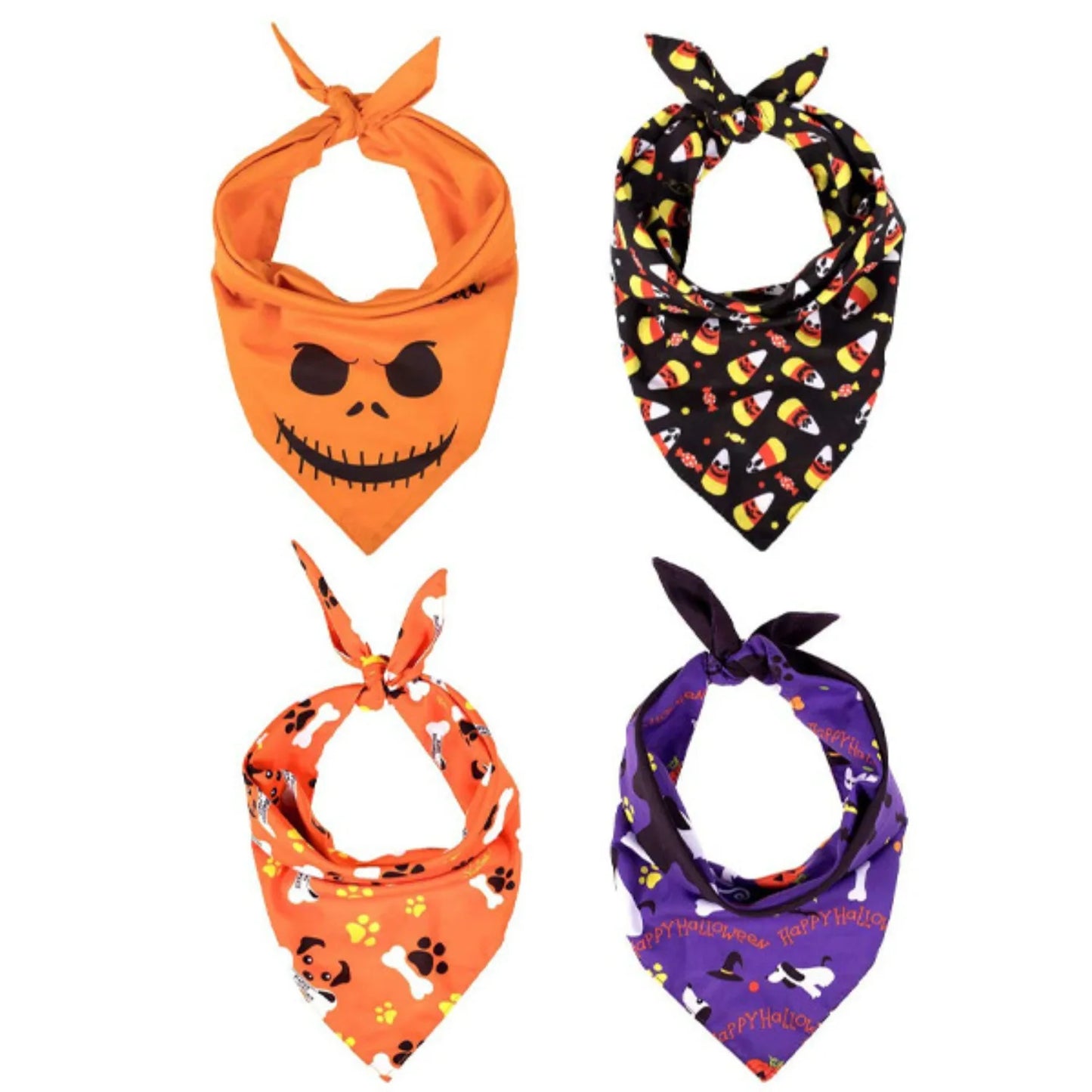 Halloween Pet Drool Scarf Cat Dog Triangle Scarf Pet Holiday Atmosphere Scarf Fun Pet Accessories Christmas Pet Supplies
