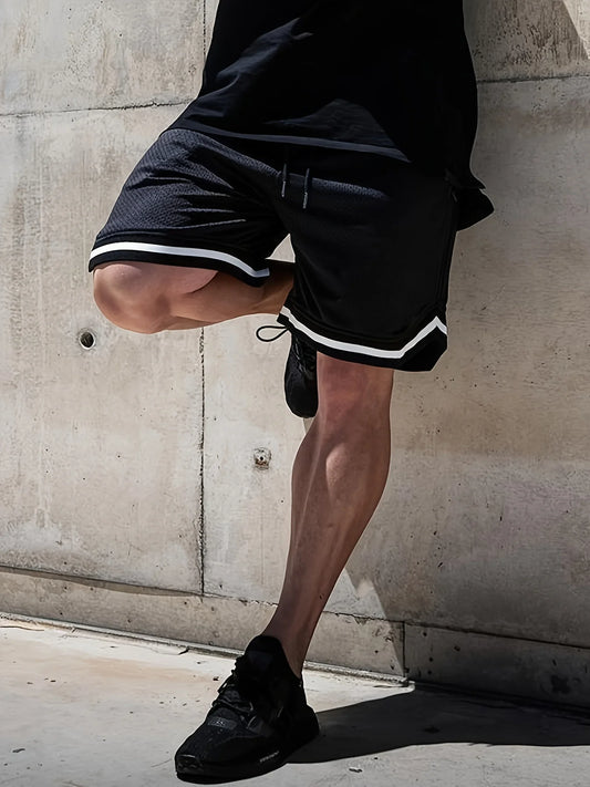 Men Shorts Breathable Mesh Knee Length Jogger Basketball Casual Workout Shorts for Men Short Pants