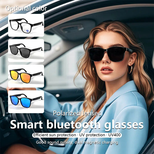 Outdoors Smart Glasses Bluetooth 5.3 Sunglasses Music Making Calls Navigation Protection Uv400 Polarized Lenses Driving Fishing
