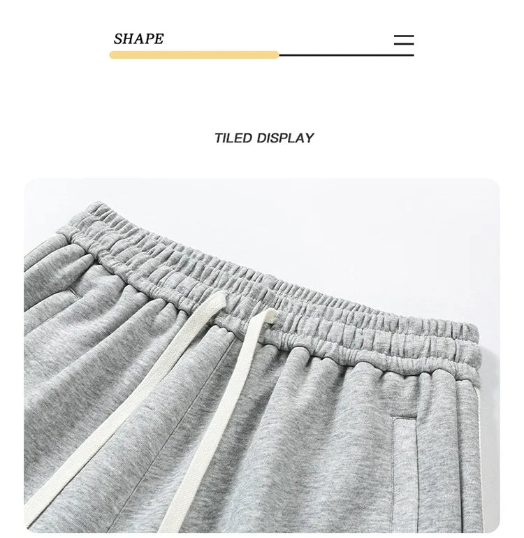 Big Tall Men Pants 200 Cm 190cm Extra Long Length Trouser Male  Straight Leg Sweatpants Winter Autumn Fleece Warm Lengthen 120cm