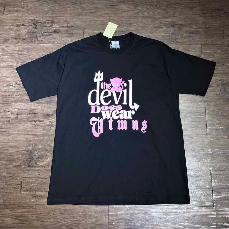 Summer Style Luxury VT Colorful Logo Printed Women Men T shirts tees Oversized Men Casual Cotton T shirt