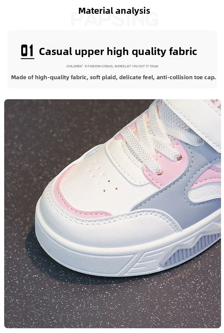 Children's Shoes for Girls and Boys Fashion Sneakers Kids' Soft-Soled Casual Shoes Student Sports Shoes Outdoor Walking Shoes