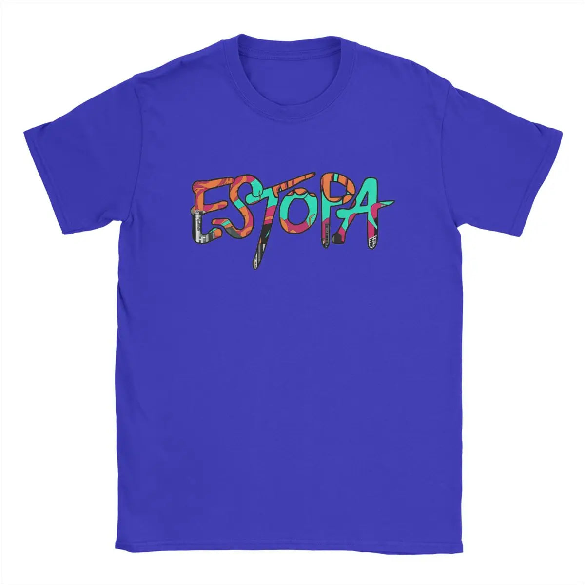 Men T-Shirts Estopa Tour Rock Band Unique 100% Cotton Tees Short Sleeve Pop Music Guitar Art T Shirt Round Neck Clothes Printed