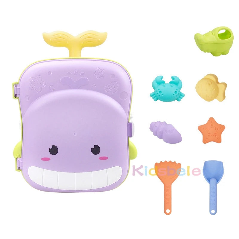 Kids Beach Toys Baby Beach Play Toys Sandbox Kit Summer Toys Beach Accessories Sand Water Game Tools Bath Toy For Baby