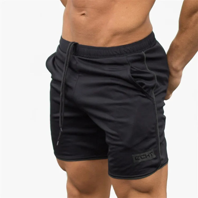 ECHT Summer Running Shorts Men Sports Jogging Fitness Shorts Quick Dry Mens Gym Men Shorts Sport gyms Short Pants men