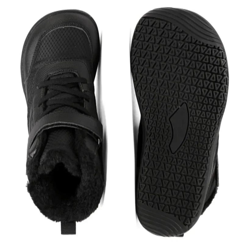 Kids High Top Barefoot Shoes Boys Girls Minimalist Sneakers Lightweight Comfort Zero Drop Shoes Toddler Little Big Kid