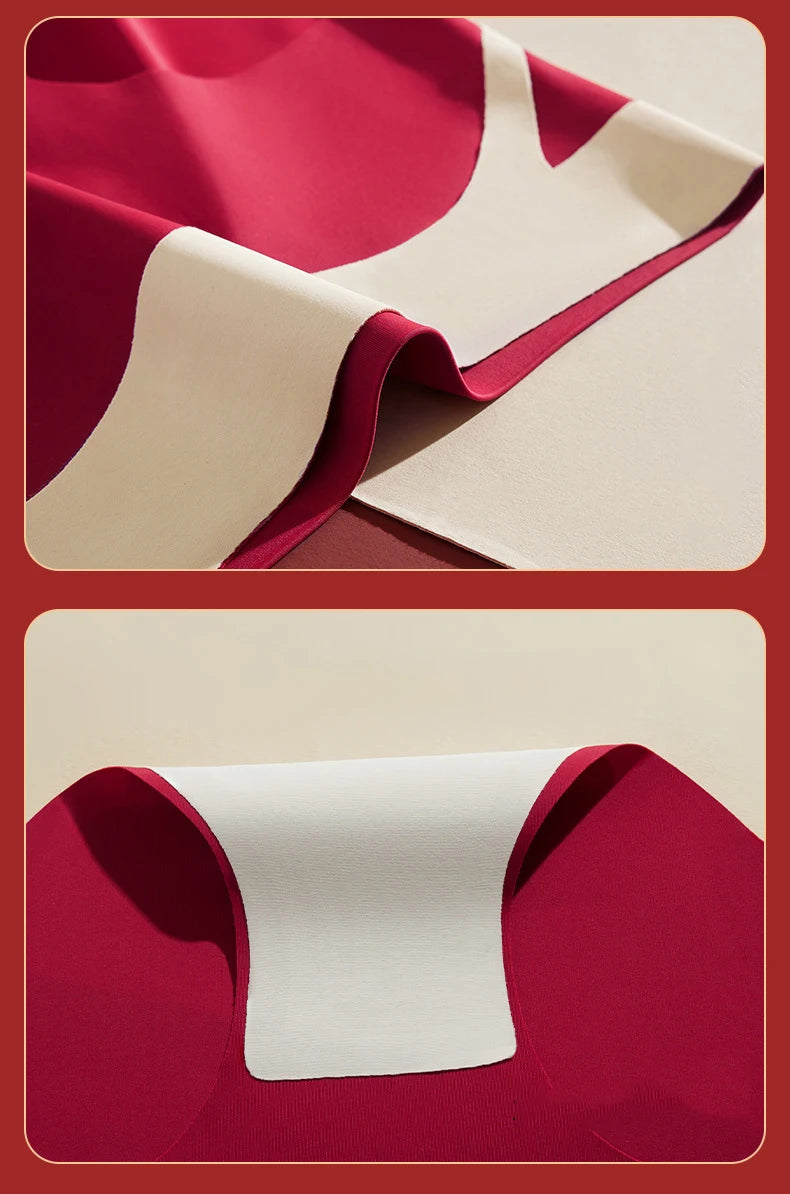 Women's 2 Piece Bra And Panty Set Comfortable Wireless Push-Up Seamless Soft Support Invisible Underwear Female