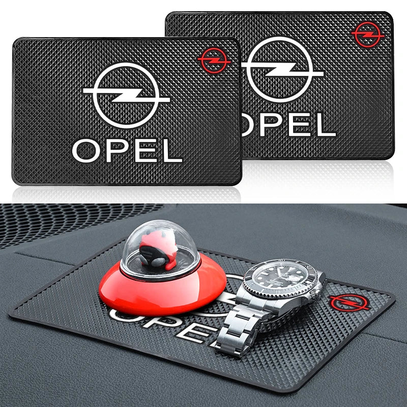 Car Mobile Phone Mat Dashboard Mat Rubber Mat  Non-Slip Pad For Opel Astra j Insignia Astra g Corsa Zafira b Mokka Vivaro Meriva
