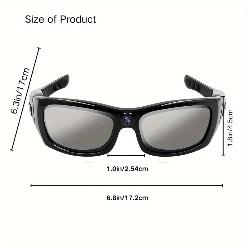 4K HD Camera Glasses Wearable Polarized Lens DVR Video Surveillance Security Protection Video Cam For Outdoor Sports 2025