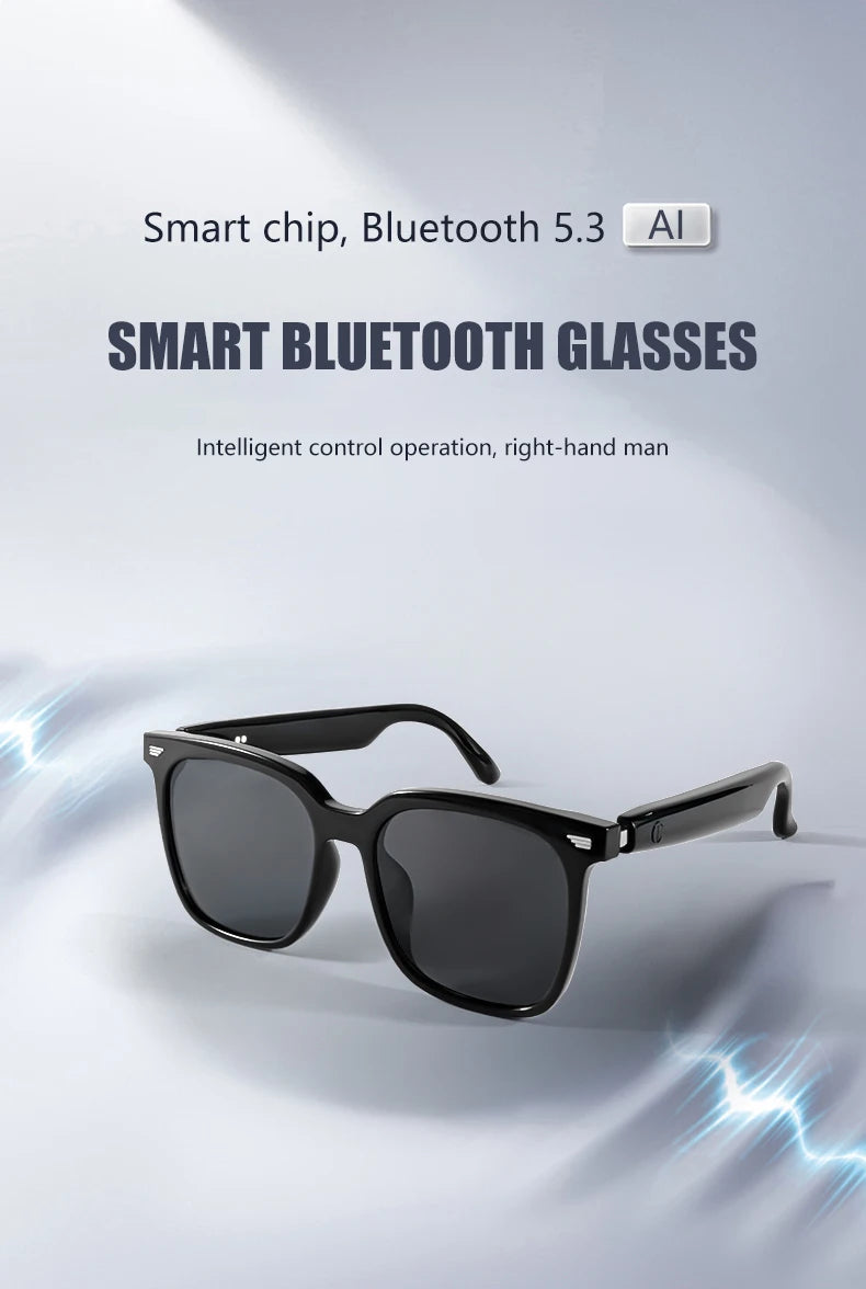 Smart Glasses With Automatic Adjustment Wireless Bluetooth Headset Outdoor Cycling Sunglasses Man Woman Waterproof Smart Glasses