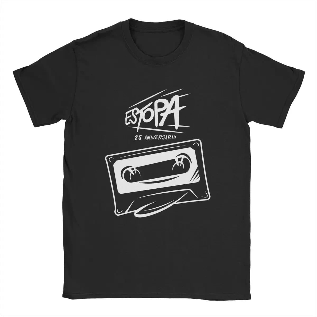 Men T-Shirts Estopa Tour Rock Band Unique 100% Cotton Tees Short Sleeve Pop Music Guitar Art T Shirt Round Neck Clothes Printed