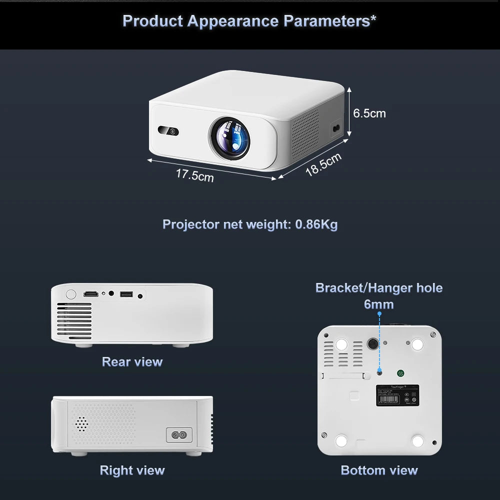 Touyinger L9 Portable Mini Projector
