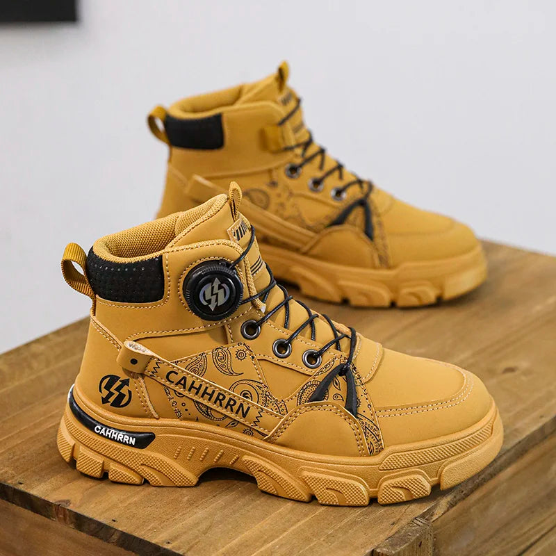 Platform Sports Shoes Kids Sneakers Sports and Leisure Shoes for Boys Wear-resistant Loafers Soft and Comfortable Fashion new