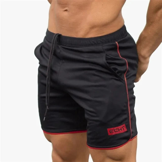 ECHT Summer Running Shorts Men Sports Jogging Fitness Shorts Quick Dry Mens Gym Men Shorts Sport gyms Short Pants men