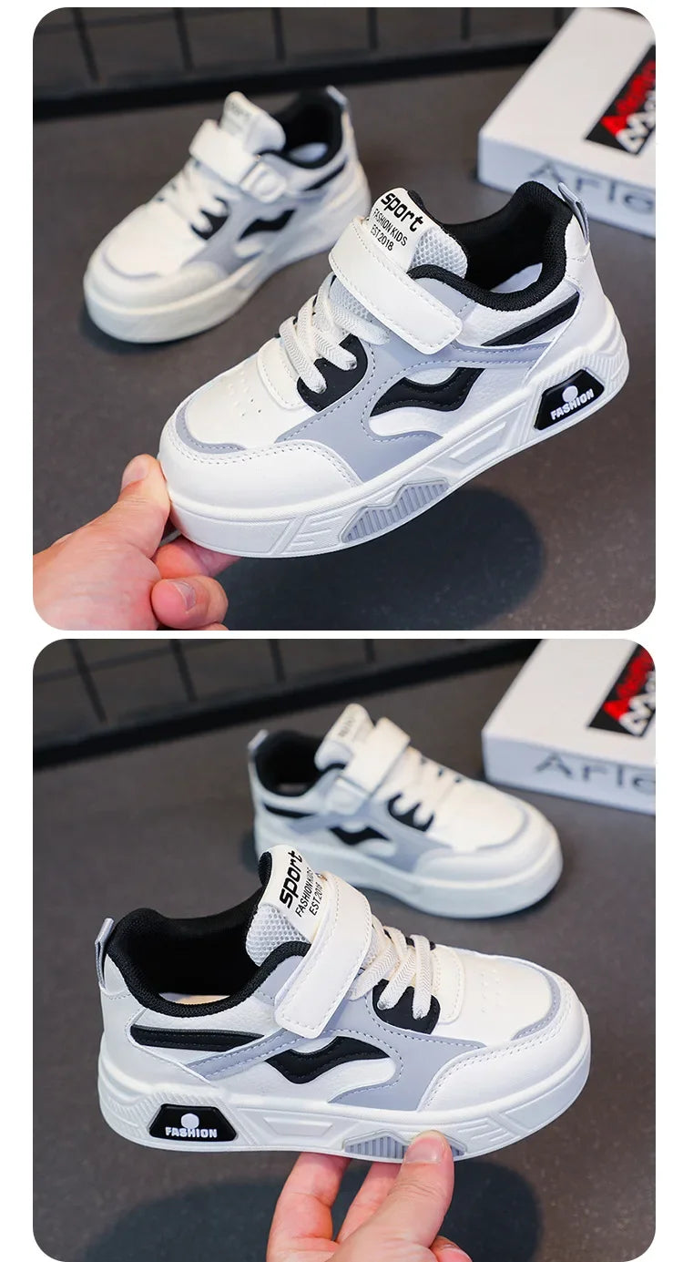 Children's Shoes for Girls and Boys Fashion Sneakers Kids' Soft-Soled Casual Shoes Student Sports Shoes Outdoor Walking Shoes