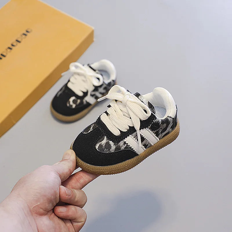 Kids Shoes Toddler Sneakers Children Skateboarding Shoe Designer Grey Color Infant Boys Girls Baby Trainers