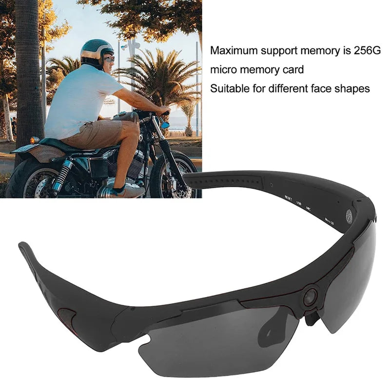 Xiaomi New Sunglasses With 1080p High-definition Mini Camera Smart Glasses Cycling Recorder Outdoor Sports Recording Goggles
