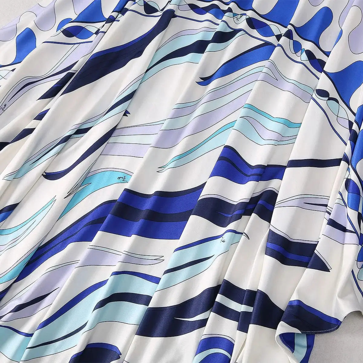 Women's Clothing Elegant Dress Robe Casual Comfortable Breathable Long Vestidos Fashion Loose Round Neck Printed Dress New