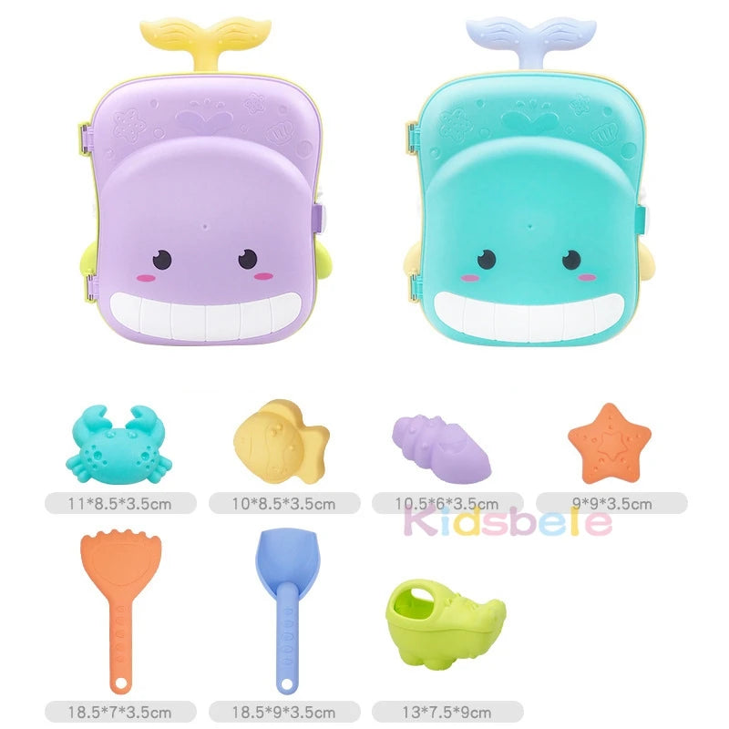 Kids Beach Toys Baby Beach Play Toys Sandbox Kit Summer Toys Beach Accessories Sand Water Game Tools Bath Toy For Baby
