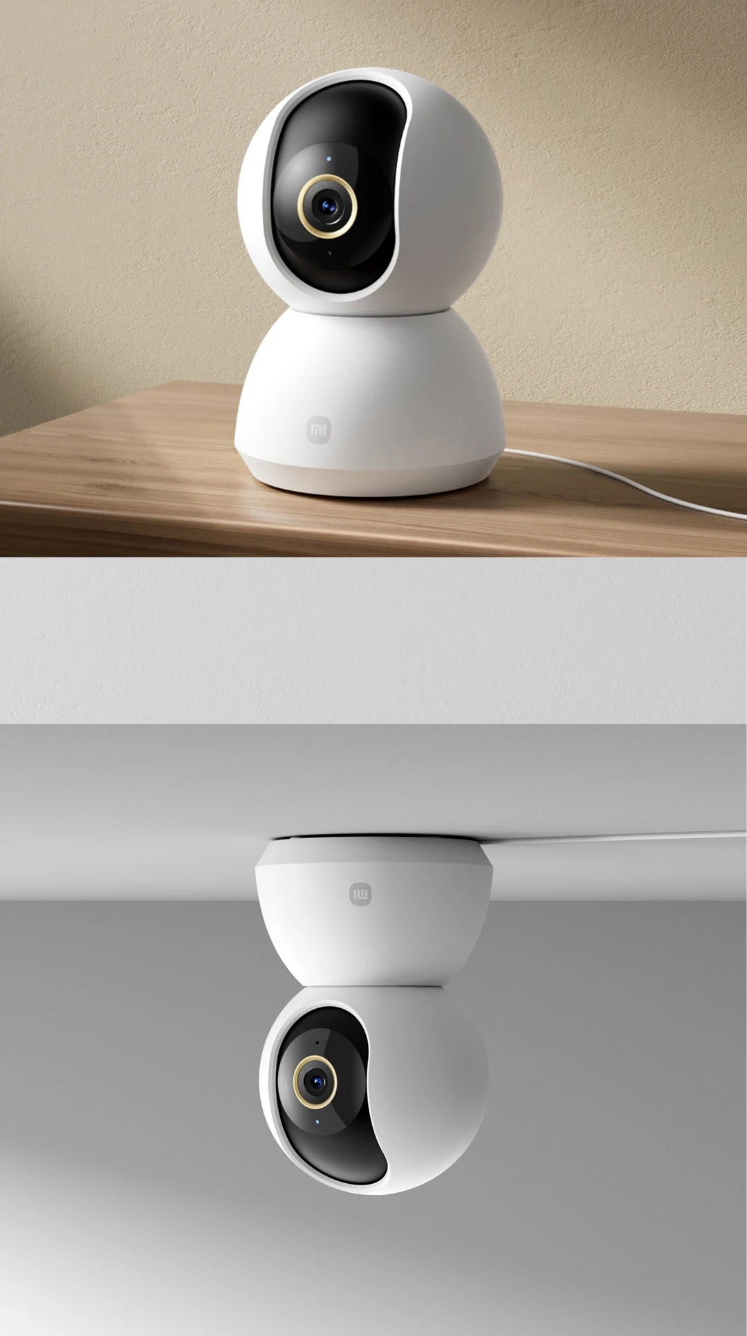 XIAOMI Home Security Intelligent Wifi Camera PTZ 2K,Color Night Vision,Two‑Way Audio,AI Human Face Detection,Chinese Version