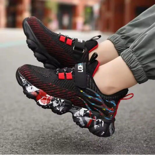 Children's Shoes Girl Boy Outdoors Running Shoes Non-slip Kids Mesh Tennis School Casual Fashion For Students