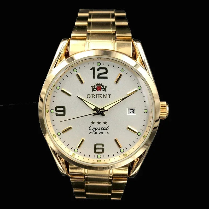 Orient Double Lion Watches High Quality Clock Brand New Top Men's Watch Multi-Function All-Steel Automatic Mechanical Tourbillon