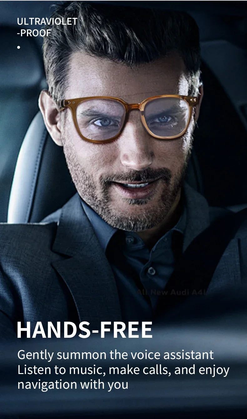 GS07 Upgrade Smart Glasses With Camera Video Recording AI Photo Recognition Bluetooth Call Translation sports spectacles