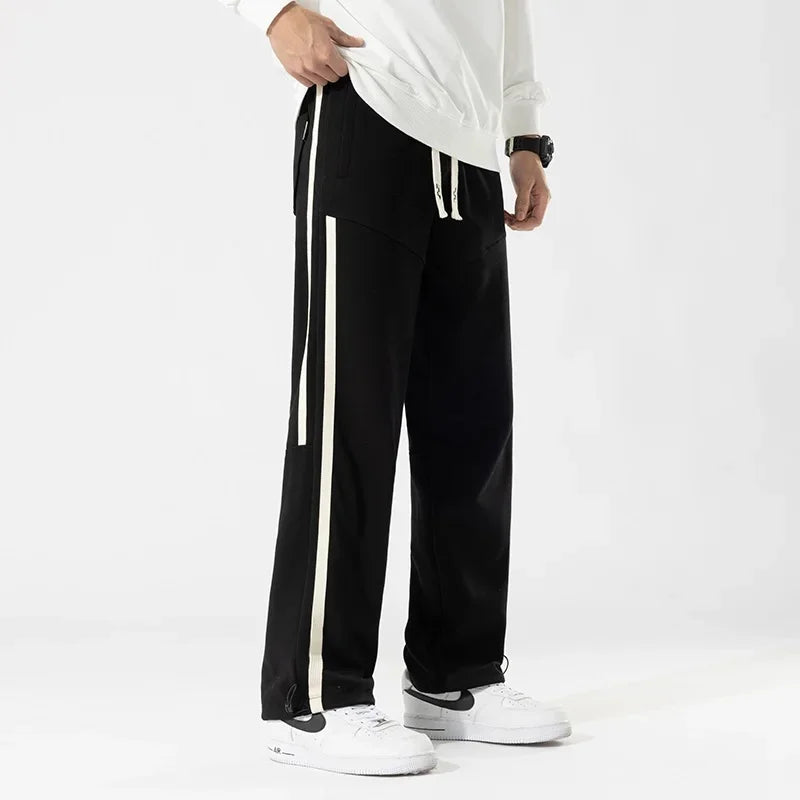 Big Tall Men Pants 200 Cm 190cm Extra Long Length Trouser Male  Straight Leg Sweatpants Winter Autumn Fleece Warm Lengthen 120cm
