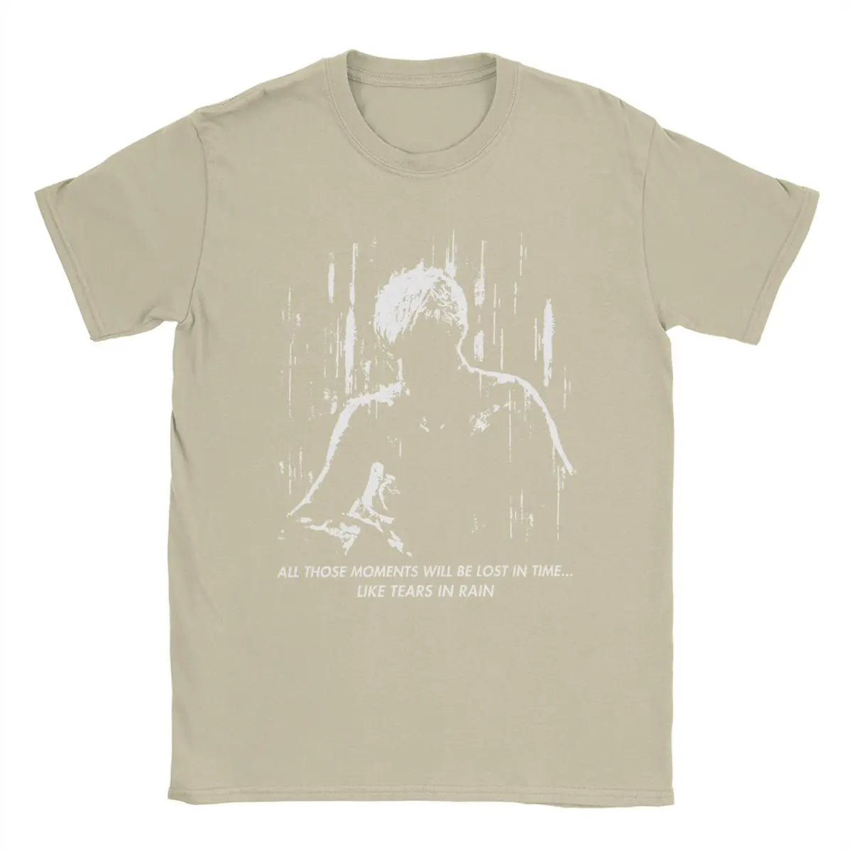 Blade Runner Like Tears In Rain Men T Shirts Vintage Tees Short Sleeve Round Collar T-Shirts Pure Cotton Party Clothes